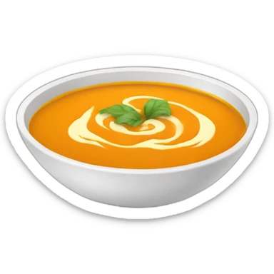 Pumpkin soup sticker