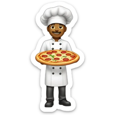pizza chef sticker