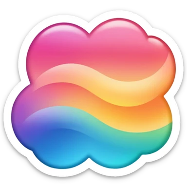 Ombre  sticker