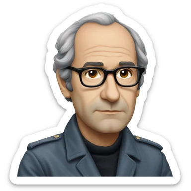 jean-luc godard sticker