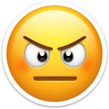 Emoji qui dévisage sticker