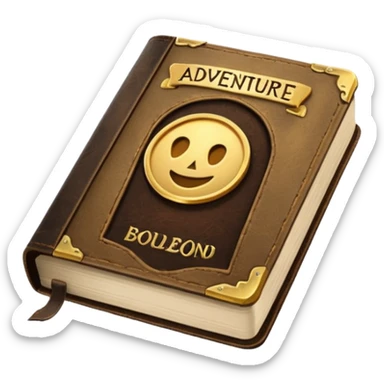 adventure book sticker