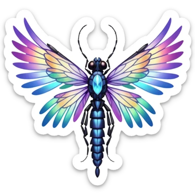 can you generate 6 unique wings designs? just the wings - no body, head, or feet necessary sticker