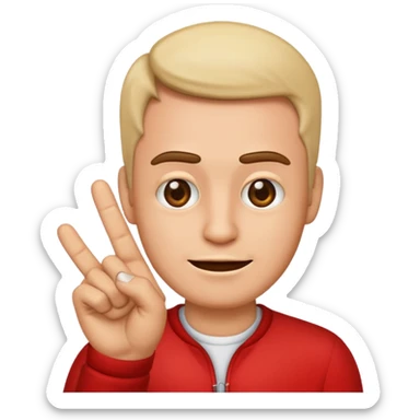 emoji iphone homme qui fait un doigt d’honneur  sticker