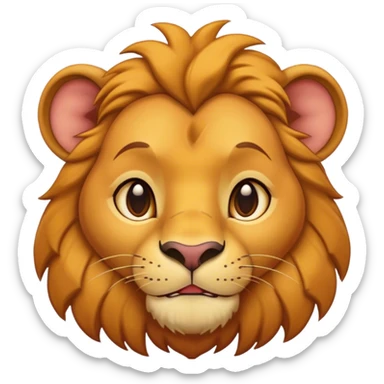 Adult Simba from The Lion King Disney Movie sticker