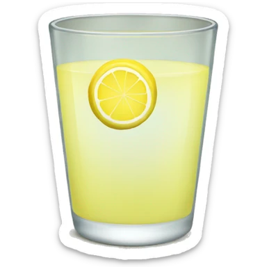 Lemonade glass  sticker