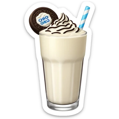 Oreo white Smoothie sticker