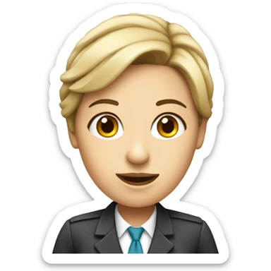 auditor woman sticker