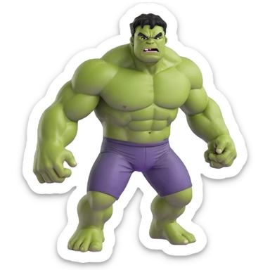 Hulk from Marvel sticker