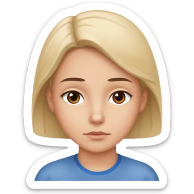 a person having an idea sticker