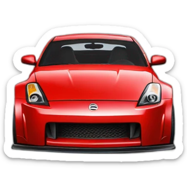 350z drift tuning red sticker