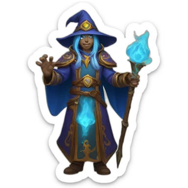 World of warcraft mage sticker