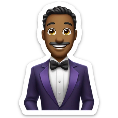 Cabaret emcee sticker