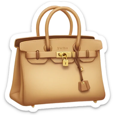 birkin bag, keyring sticker