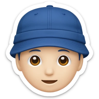 cloth Cap, not knitted. sticker