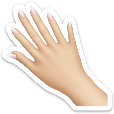 French manicure  sticker