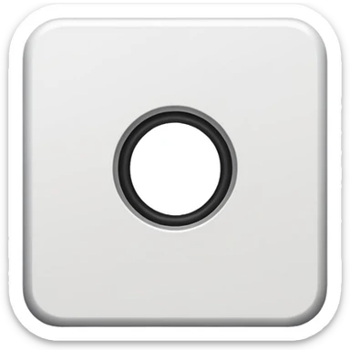 Exact Roblox app icon. One thick white square rotated exactly 45 degrees with a perfectly centered smaller square hole. Solid bright blue background (#2D8CFF). Flat, simple, no shadow, no gradient, no text. Perfect symmetry. sticker
