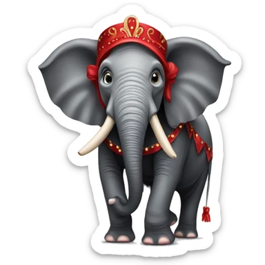 Moulin rouge elephant  sticker