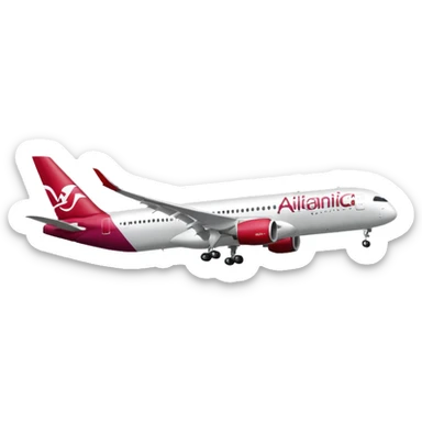 A virgin Atlantic a350-1000 sticker