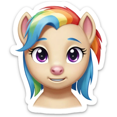 Rainbow Dash from My Little Pony sticker