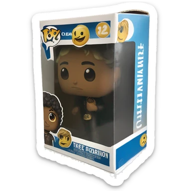 Mystery funko pop box sticker