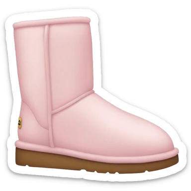 light pink uggs sticker