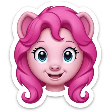 pinkie pie my little pony excited  sticker