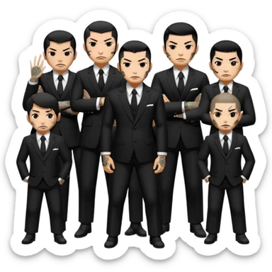 Yakuza Gang sticker