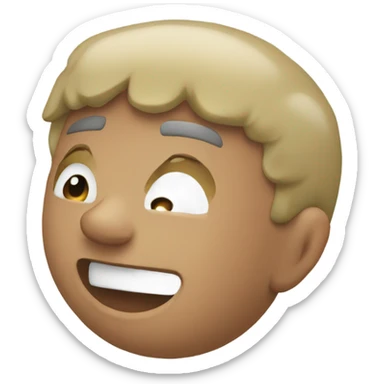 a knee being slapped no full body sticker