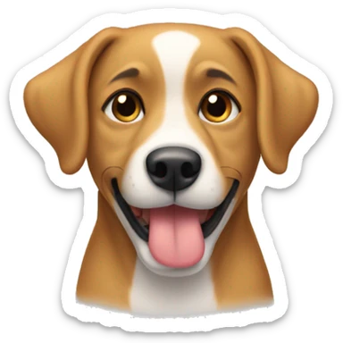 dog being gay sticker