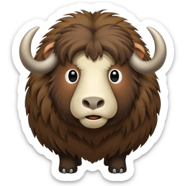 muskox sticker