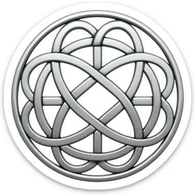 Celtic circles sticker