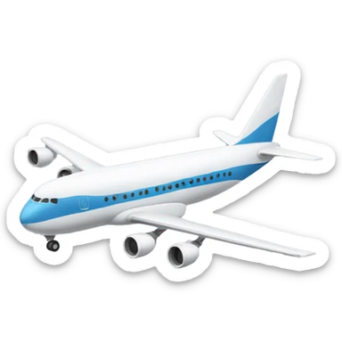 Airplane sticker