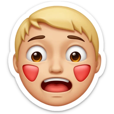 Moaning in pain emoji  sticker
