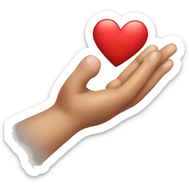 Un ratón haciendo un corazón con las manos  sticker