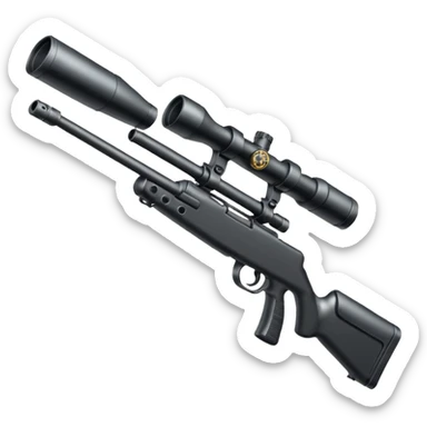 Sniper gun emoji sticker