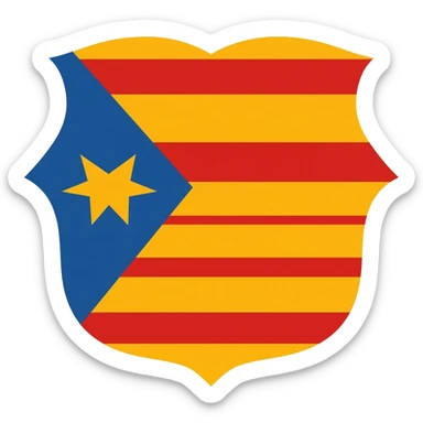 Barcelona logo cute one sticker