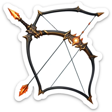Powerful bow weapon from Path of Exile 2 sticker
