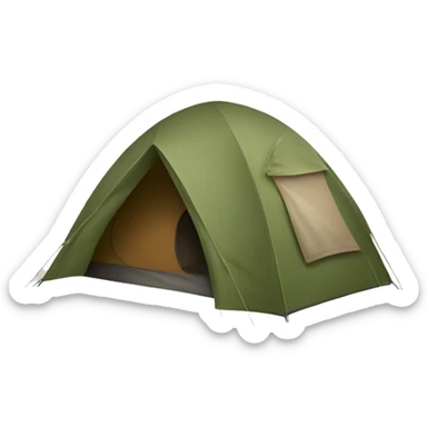 Hiking tent sticker