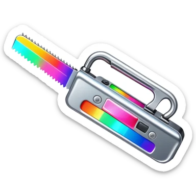 A Dancing Saw with a Discolight  sticker