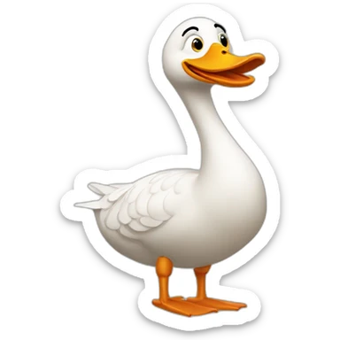a silly goose sticker