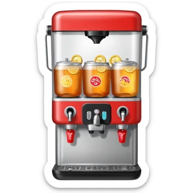 soda dispenser sticker