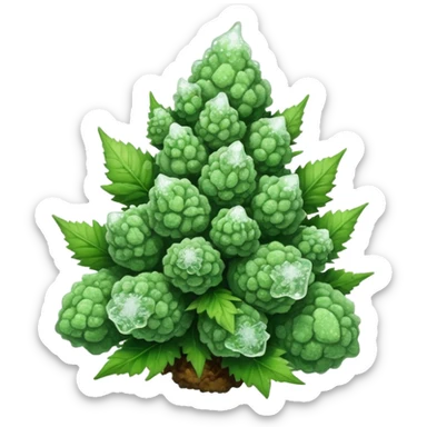 Weed nugs sticker