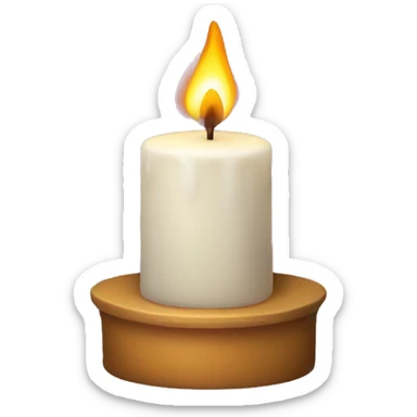 Candle sticker
