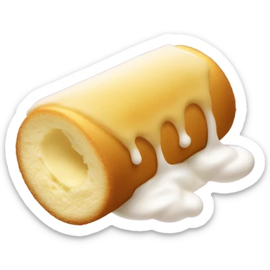 Twinkie with lots of cream sticker