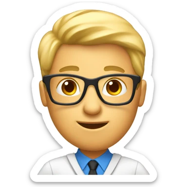 Teacher writing in my notebook sticker