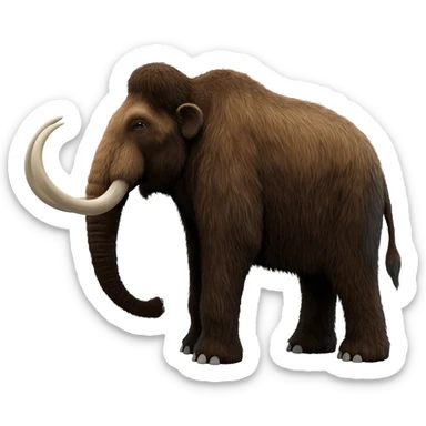 Mammoth sticker