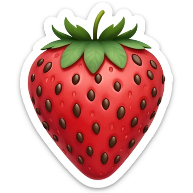 Chocolate covered strawberry  sticker