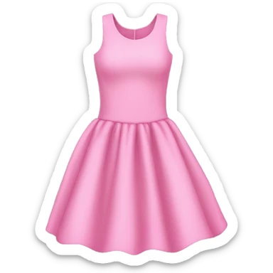 pink dress sticker