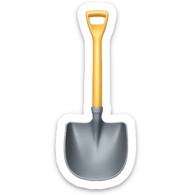shovel for cat litter sticker